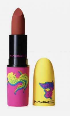  MAC Moon Masterpiece Powder Kiss Lipstick BRICKTHRIUGH Limited Ed