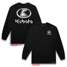 Kubota Tractor Long Sleeve T-Shirt Size S-3XL