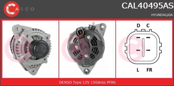 Alternateur Santa Fé II 2.2 CRDi contre les pannes de batterie