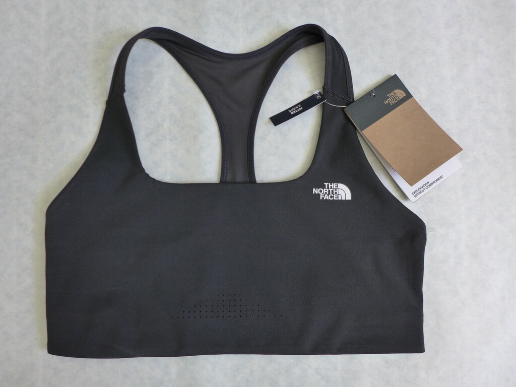 NWT THE NORTH FACE Movmynt Racerback Sports Bra TNF Black