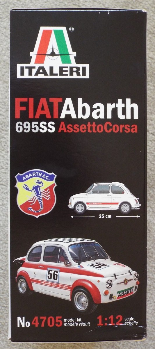 1/12 FIAT Abarth 695SS or 695 Assetto Corsa Italeri #4705 Factory