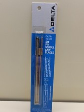 6 Delta 40-630 Pin Scroll Saw Blades (1 Pack of 6 blades) 5", 15 TPI .110 .022