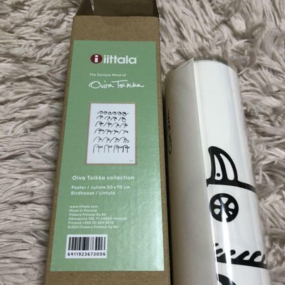 iittala Oiva Toikka Bird House Art Poster only Frame not included