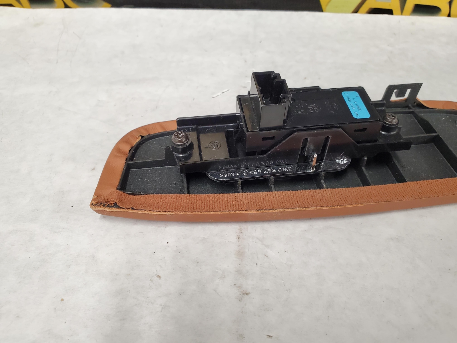 2007 Bentley Flying Spur Passenger Window Door Switch w/ Trim Panel (Saddle) OEM