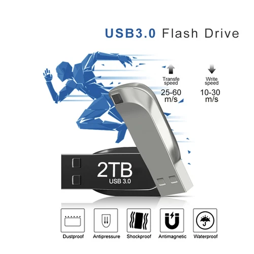2-Pack 2TB USB 3.0 Flash Drive Thumb Drive Memory Stick for PC Laptop Storage - Picture 8 of 10