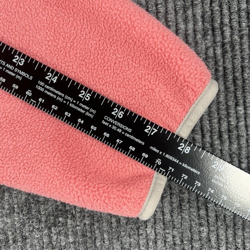 The North Face Youth Jacket XL Pink Gray Long Sleeve Full Zip Polartec - Picture 18 of 18