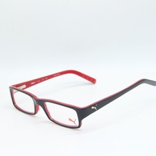 NEW PUMA PU 15330 BK BLACK RED EQUINOX AUTHENTIC EYEGLASSES 51-18