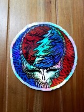 Grateful Dead STEAL YOUR FACE 3" HOLOGRAPHIC Sticker  ; 