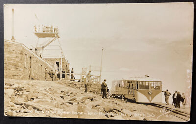 Streamline Cog Train Summit House Top of Pikes Peak Colorado RPPC ...