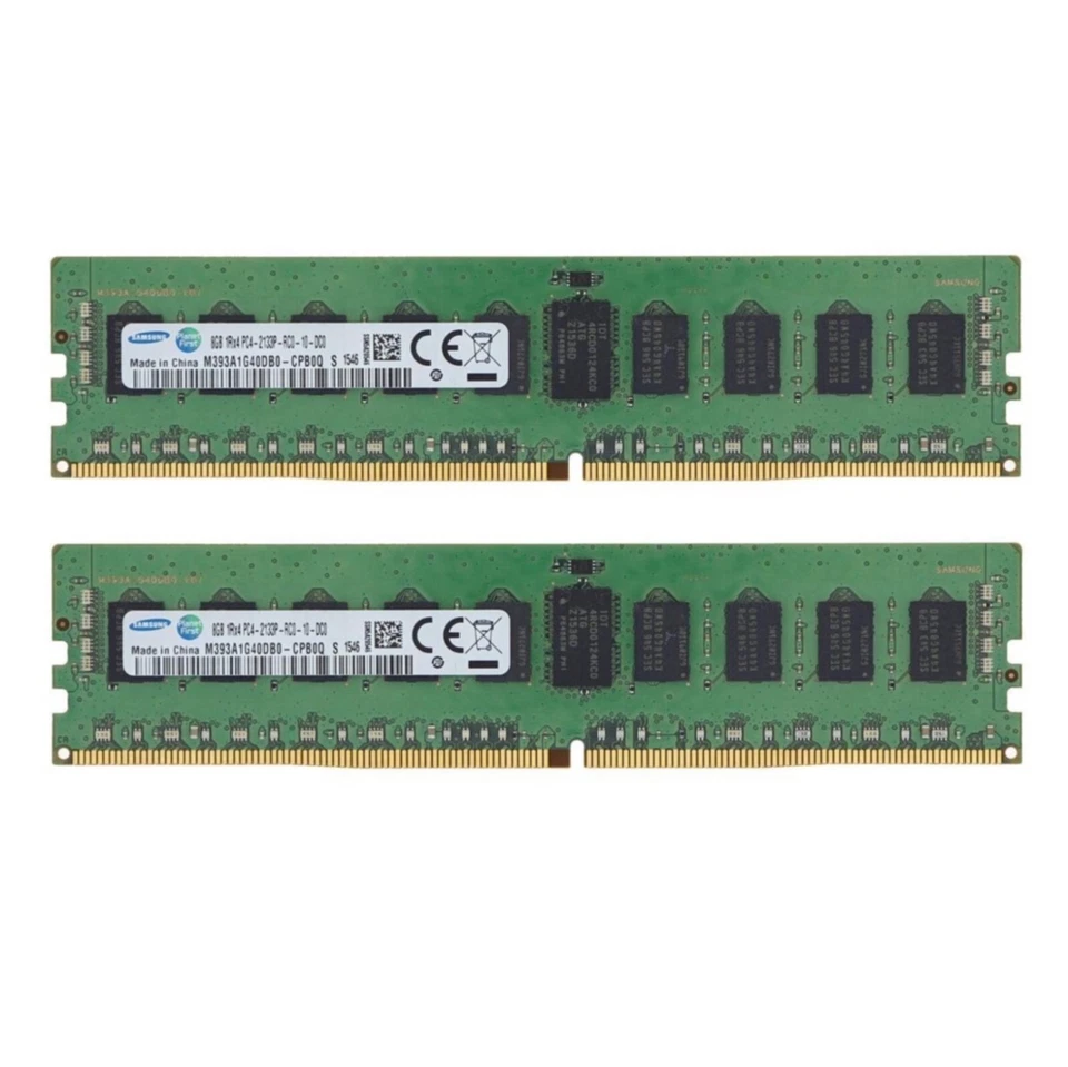 Samsung 32GB 4X8GB DDR4 2133MHz PC4-17000 ECC Registered Server RDIMM Memory Ram - Image 2 of 4