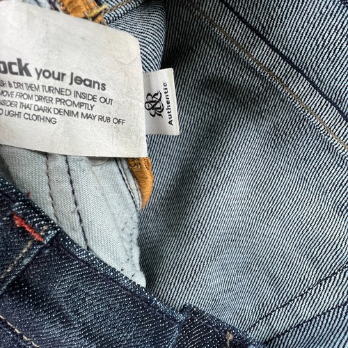 Jean Rock & Republic Bootcut Hombre 36x35 Azul Envejecido Lavado Oscuro Denim Grunge - Imagen 10 de 13