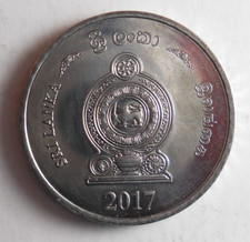 2017 SRI LANKA 5 RUPEES - Excellent Coin - FREE SHIP - Bin #705