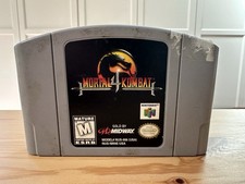Mortal Kombat 4 Nintendo 64 N64 Original Authentic Genuine Retro Game Tested