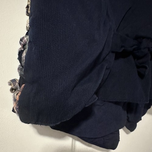 Vintage Paul Harris Design Ribbon Trim Blue Corduroy Vest Women’s Size Medium - Picture 13 of 15