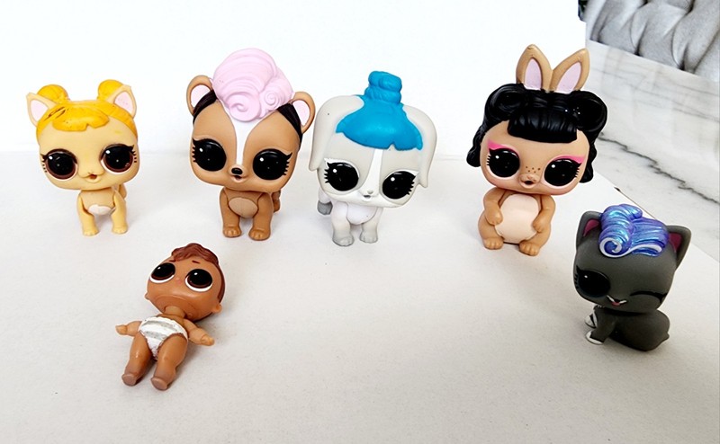 Lot of 6 LOL Surprise Pets Cats Dogs Rabbit Cute Collectible Dolls Girls Boys