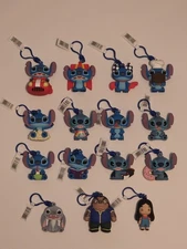 Disney Lilo And Stitch Figural Bag Clip Lot Of 15