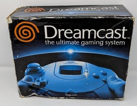 Sega Dreamcast Console Bundle w/ Water Damaged Box - Tested & Working!