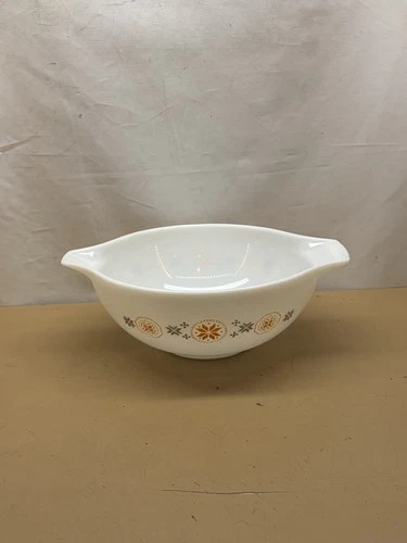 Vintage Pyrex Bowl 4 QT Town and Country Pattern 444 Cinderella Nesting Mixing