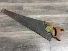 Vintage DISSTON D-8 HAND SAW 26" Blade with USA Medallion c.1917–1940