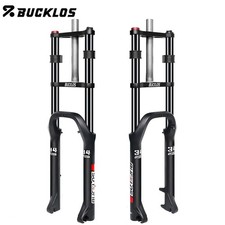 BUCKLOS 20*4.0" Fat Ölfeder Federgabel MTB/Elektro/Snow/Beach QR 180mm Federweg