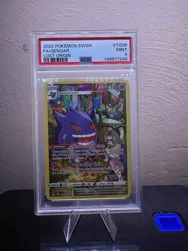 2022 Pokémon Gengar TG06 PSA 9 Mint Lost Origin Trainer Gallery Full Art