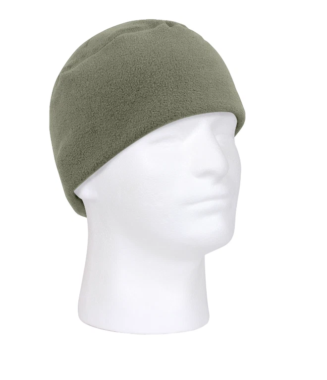 MILITARY POLAR FLEECE GREEN WATCH CAP BEANIE