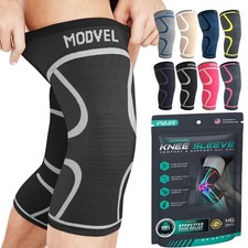 Compression Knee Brace Support Sleeve for Meniscus Tear ACL Arthritis Pain