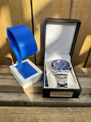 Bosch 80th Anniversary Watch with Original Box and Custom Made Display Stand. - Bild 7 von 19