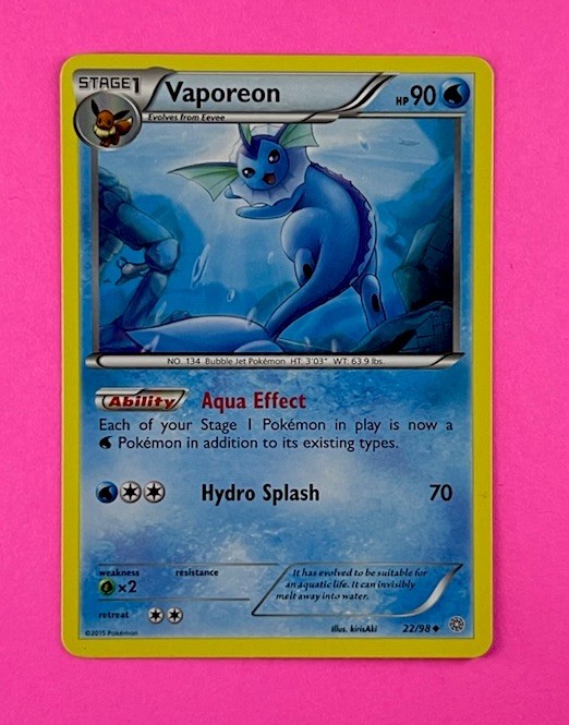 Vaporeon 22/98 XY - Ancient Origins Regular