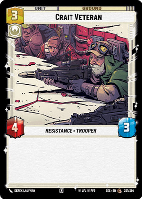 Crait Veteran - Secrets of Power - Star Wars Unlimited