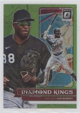 2022 Panini Donruss Optic Diamond Kings Lime Green Prizm Luis Robert #6 0b3