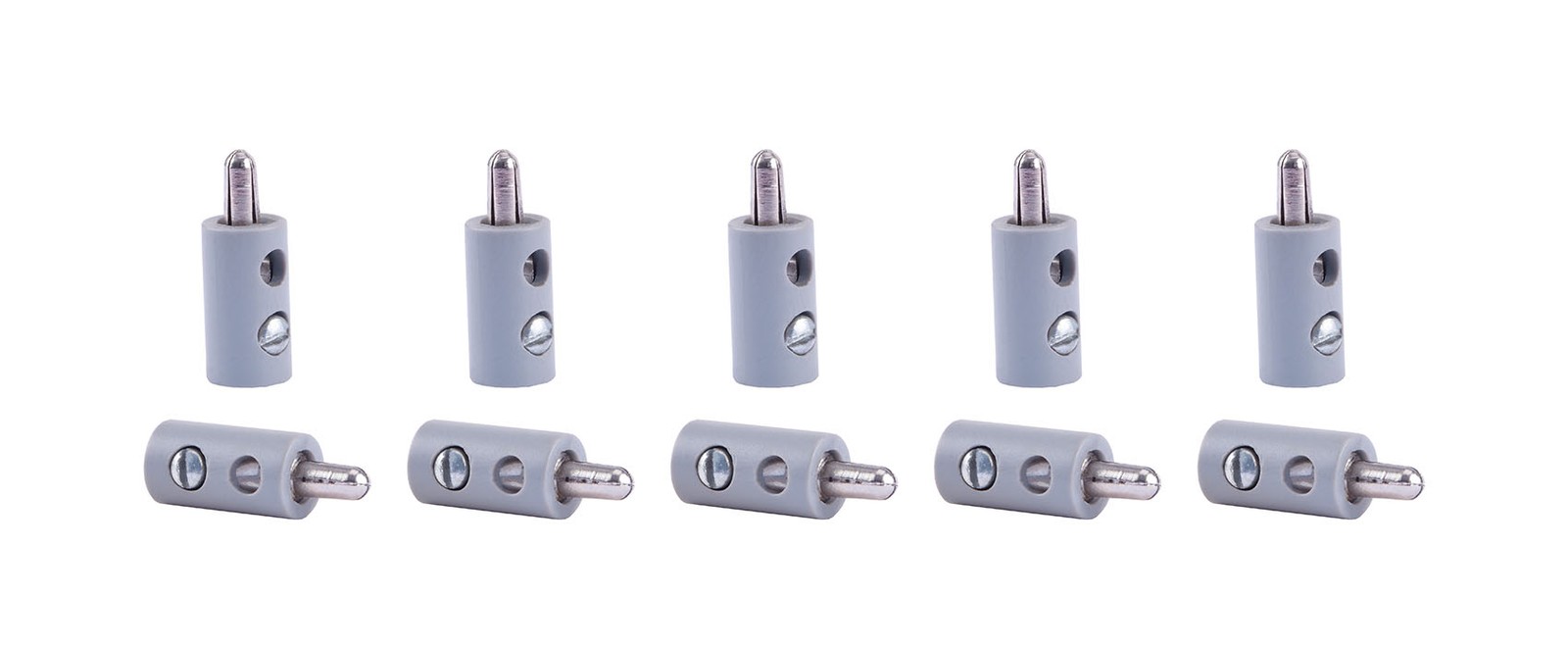 Viessmann 6876 - cross Hole Plug Gray, 10 Piece - New