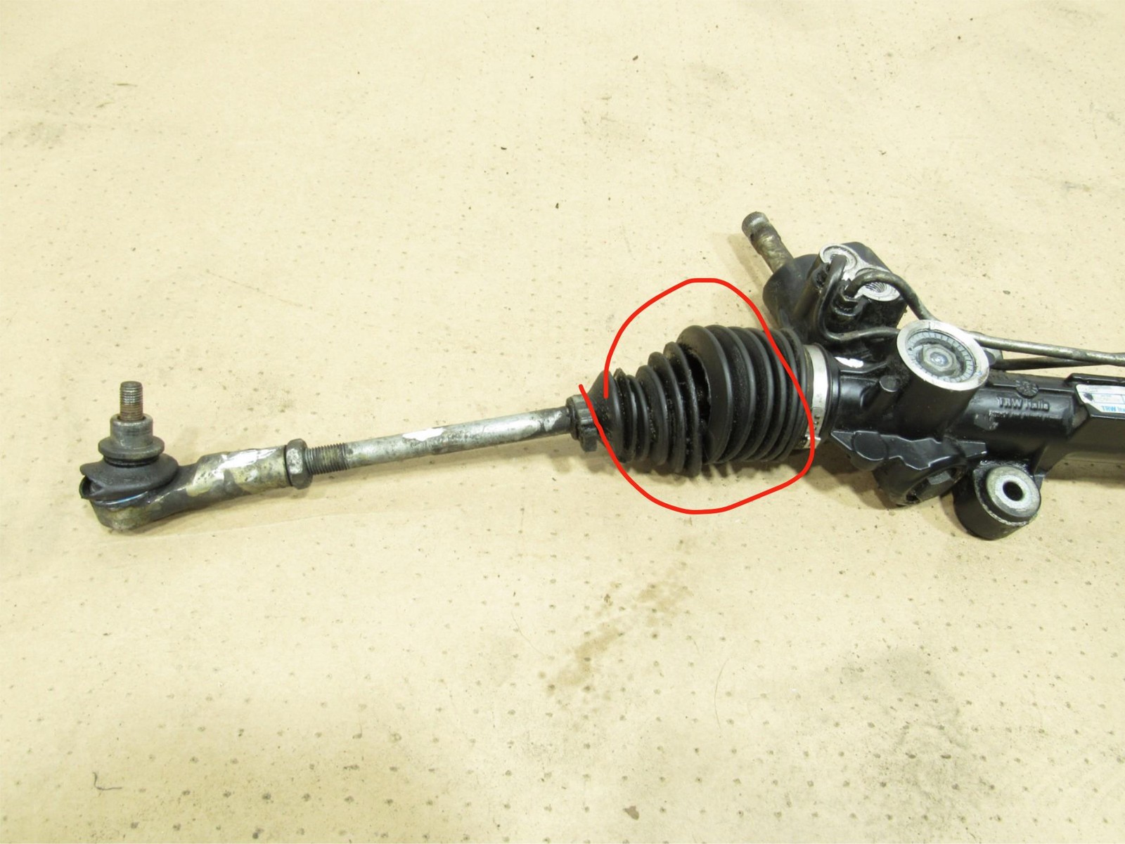 02-06 Maserati Coupe GT 2004 4.2L RWD Power Steering Gear Rack Pinion |