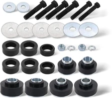 Subframe Body Mount Bushing Kit with Hardware Bushings Sub Frame Bolts Washers C