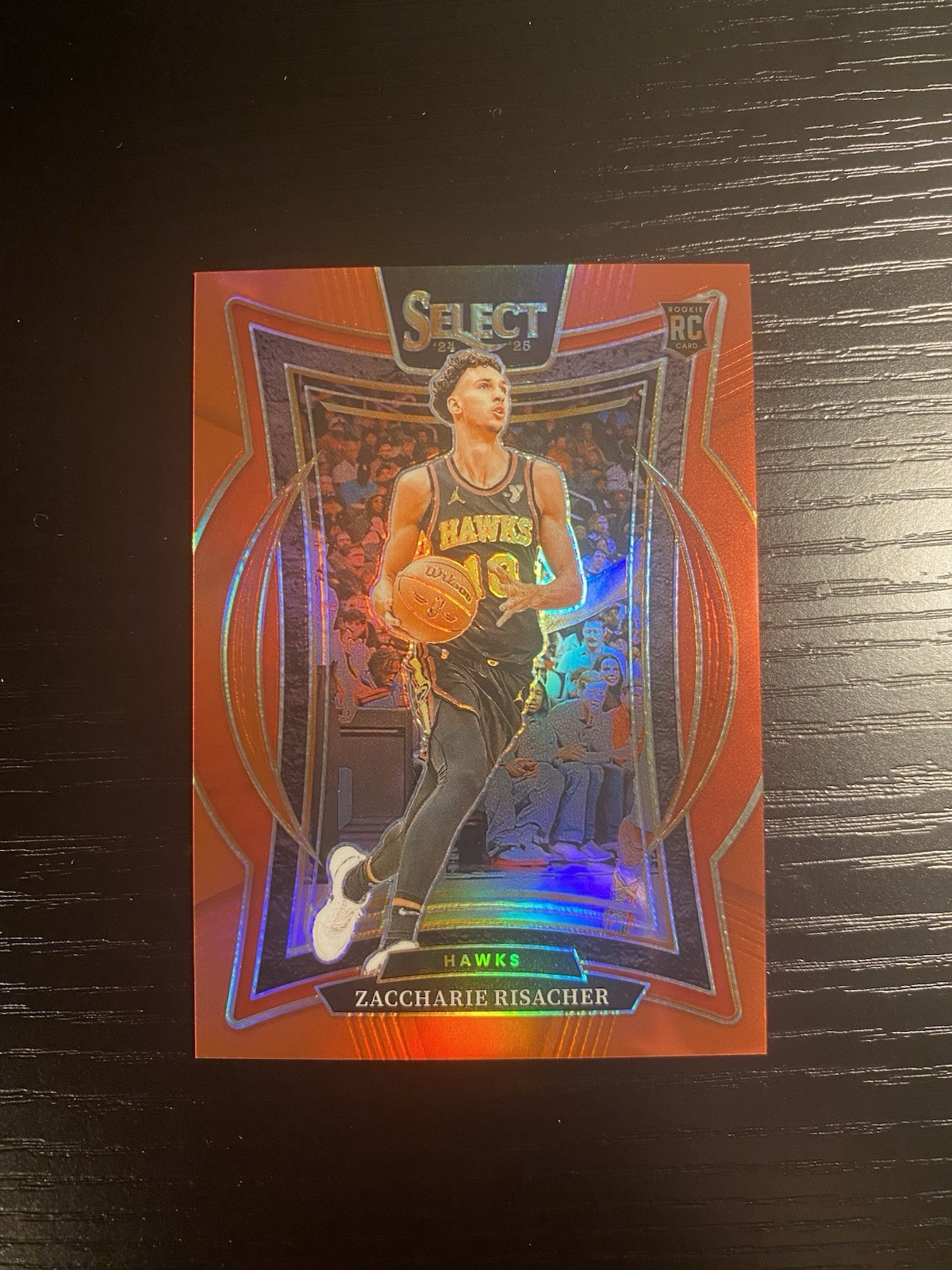 2024-25 Panini Select Zaccharie Risacher #86 RC Concourse Red /199