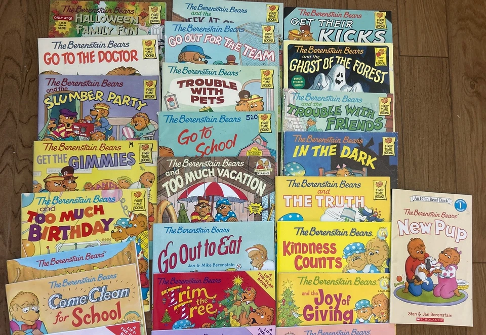 35 Berenstain Bears BOOK lot Stan & Jan Mike PB First Time Children I Can Read - Image 3 of 4