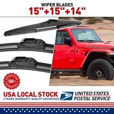 Front + Rear Wiper Blades Set fits Kia Sorento 2016-2021 Windshield Windscreen