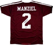 Johnny Manziel Signed Autographed Texas A&M Custom Maroon Jersey TRISTAR