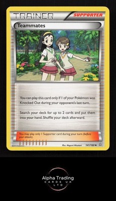 Teammates 141/160 Uncommon Primal Clash Pokemon Lightly Played