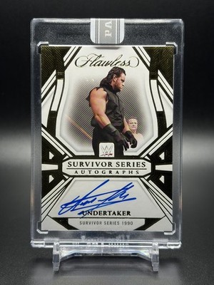 2024 WWE Flawless UNDERTAKER Survivor Series Autographs...White Box 1/1