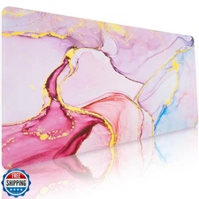 Bloss Desk Mat, Waterproof Leather Large Mouse Pad, Desk Matt for Desktop, Co