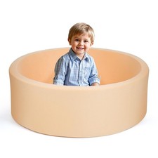 Soft Foam Ball Pit for Kids and Toddlers, Round Ball Pool with 36 x 12 Inches...