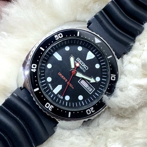 Vintage Seiko Diver Automatic cal.6309-7040 Black dial Men's Wristwatch