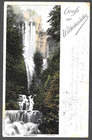Germany Gruss aus Wilhelmshohe Postcard, Aquaduct, Used to USA 1897
