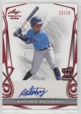 2023 Leaf Trinity Red 12/15 Antony Peguero #BA-AP1 Auto 0nr3