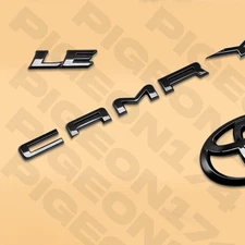 Rear Trunk Emblem Overlay Kits For Camry LE 2018-2024 Nameplate Badge Protector