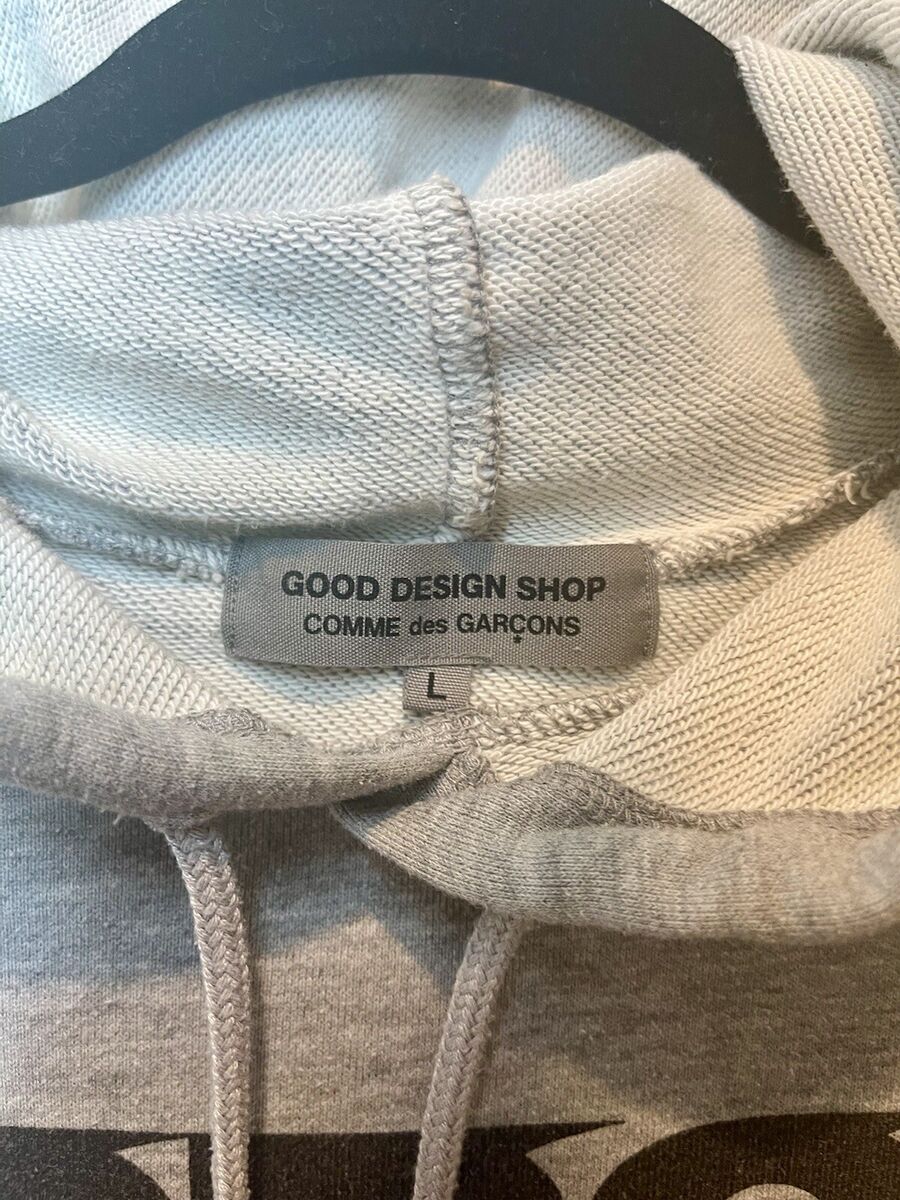 COMME DES GARÇONS (CDG) X GOOD DESIGN SHOP GREY HOODIE - I0 COMME DES GARÇONS (CDG) X GOOD DESIGN SHOP GREY HOODIE - I0