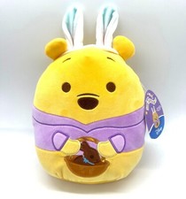 Squishmallow Kellytoy Plush Disney Winnie the Pooh w/Bunny Ears 8" Easter 2024