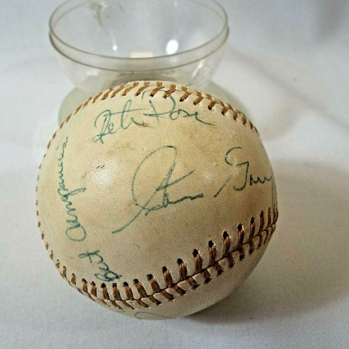 Tom Seaver Pete Rose Vida Blue Bucky Dent John Holz OJ Simpson signiert Baseball - Bild 6 von 12