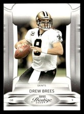 Drew Brees 2009 Playoff Prestige Card #60 New Orleans Saints